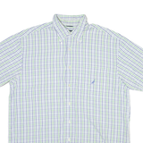 NAUTICA Mens Shirt Blue Check L