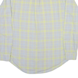 CALVIN KLEIN JEANS Mens Shirt Grey Check Long Sleeve M