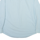 IZOD Mens Shirt Blue Check Long Sleeve M