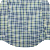 TOMMY HILFIGER Trim Fit Mens Shirt Blue Check Long Sleeve M
