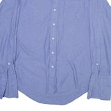 BURBERRY Mens Plain Shirt Blue Long Sleeve M