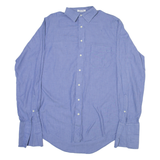 BURBERRY Mens Plain Shirt Blue Long Sleeve M