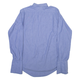 BURBERRY Mens Plain Shirt Blue Long Sleeve M