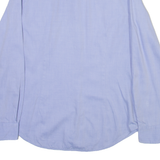 ZARA Womens Plain Shirt Blue Long Sleeve M