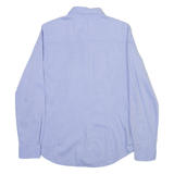 ZARA Womens Plain Shirt Blue Long Sleeve M