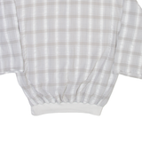 SWANSON Mens Shirt Grey Check Long Sleeve M