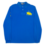 POLO RALPH LAUREN Mens Polo Shirt Blue Long Sleeve L