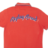 REPLY BRAND Mens Polo Shirt Red S