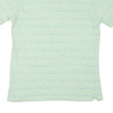 PIERRE CARDIN Mens Polo Shirt Green Striped M