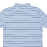 CALVIN KLEIN Body Fit Mens Polo Shirt Blue Striped S
