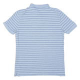 CALVIN KLEIN Body Fit Mens Polo Shirt Blue Striped S