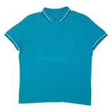LOTTO Mens Polo Shirt Blue L