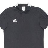 ADIDAS Mens Polo Shirt Black M