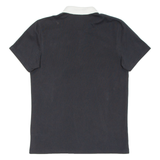 ADIDAS Mens Polo Shirt Black M