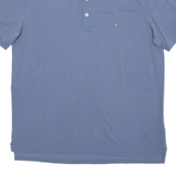 TOMMY HILFIGER Slim Fit Mens Polo Shirt Blue 2XL