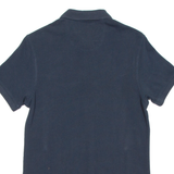 BARBOUR Mens Polo Shirt Blue S