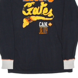 J&JOY Lions Cars British Columbia Mens Polo Shirt Black 90s L