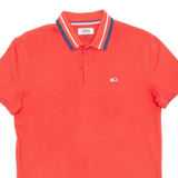 TOMMY HILFIGER Jeans Mens Polo Shirt Red M