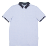 PIERRE CARDIN Mens Polo Shirt Purple S