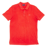 ARMANI JEANS Mens Polo Shirt Red S