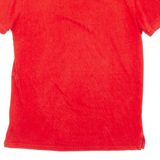 ARMANI JEANS Mens Polo Shirt Red S