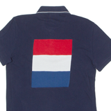 LACOSTE Netherlands Mens Polo Shirt Blue XS