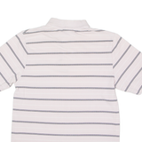 REEBOK Mens Polo Shirt Pink Striped S