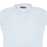 KAPPA Womens Polo Shirt Blue 90s 2XL