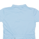 CAMPAGNOLO Cycling Womens Polo Shirt Blue 90s Striped M