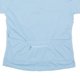 CAMPAGNOLO Cycling Womens Polo Shirt Blue 90s Striped M