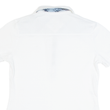 BARBOUR Womens Polo Shirt White UK 10