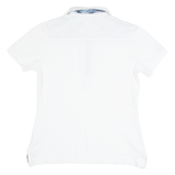 BARBOUR Womens Polo Shirt White UK 10