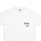 PUMA Manchester City Mens Polo Shirt White L