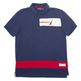NAUTICA Mens Polo Shirt Blue Short Sleeve M
