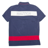 NAUTICA Mens Polo Shirt Blue Short Sleeve M