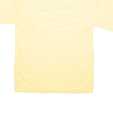 SCREEN STARS Mens Polo Shirt Yellow Short Sleeve M