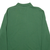 NAUTICA Mens Polo Shirt Green Long Sleeve L