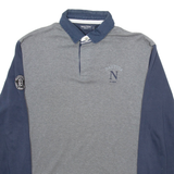 NAUTICA Slim Fit Mens Polo Shirt Grey Long Sleeve L
