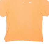 LACOSTE Mens Polo Shirt Orange Short Sleeve S