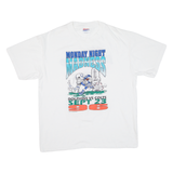 HANES Dolphins Vs Colts Sep 23 96 Mens T-Shirt White 90s USA L