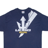 HANES Ucsd Volleyball Mens T-Shirt Blue USA XL
