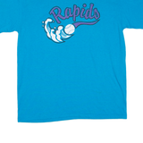 HANES Rapids Mens T-Shirt Blue USA M