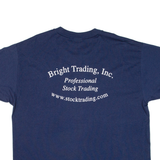 HANES Bright Trading Inc Mens T-Shirt Blue USA XL