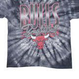 NBA Chicago Bulls Mens Tie Dye T-Shirt Grey USA L