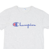 CHAMPION Womens T-Shirt Grey XS