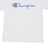 CHAMPION Womens T-Shirt Grey XS