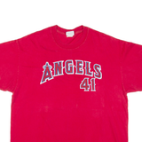LEE La Angels Mens T-Shirt Red USA XL
