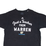 ADIDAS Just A Teacher From Warren Mens T-Shirt Black XL