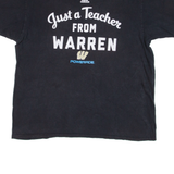 ADIDAS Just A Teacher From Warren Mens T-Shirt Black XL