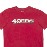 NIKE 49ers Mens T-Shirt Red USA L